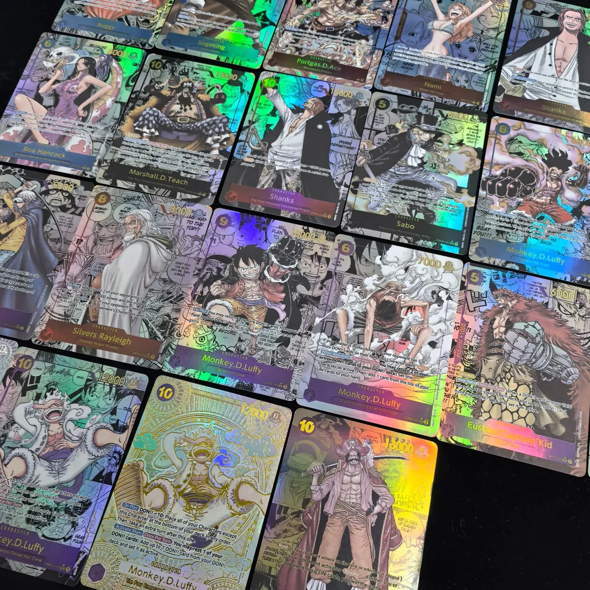 22Pcs/Set OP01-OP11 OPCG ONE PIECE Collection Card Roronoa Zoro Monkey D. Luffy Sabo Nami GOLD.ROGER DIY English Version Gift — image 6