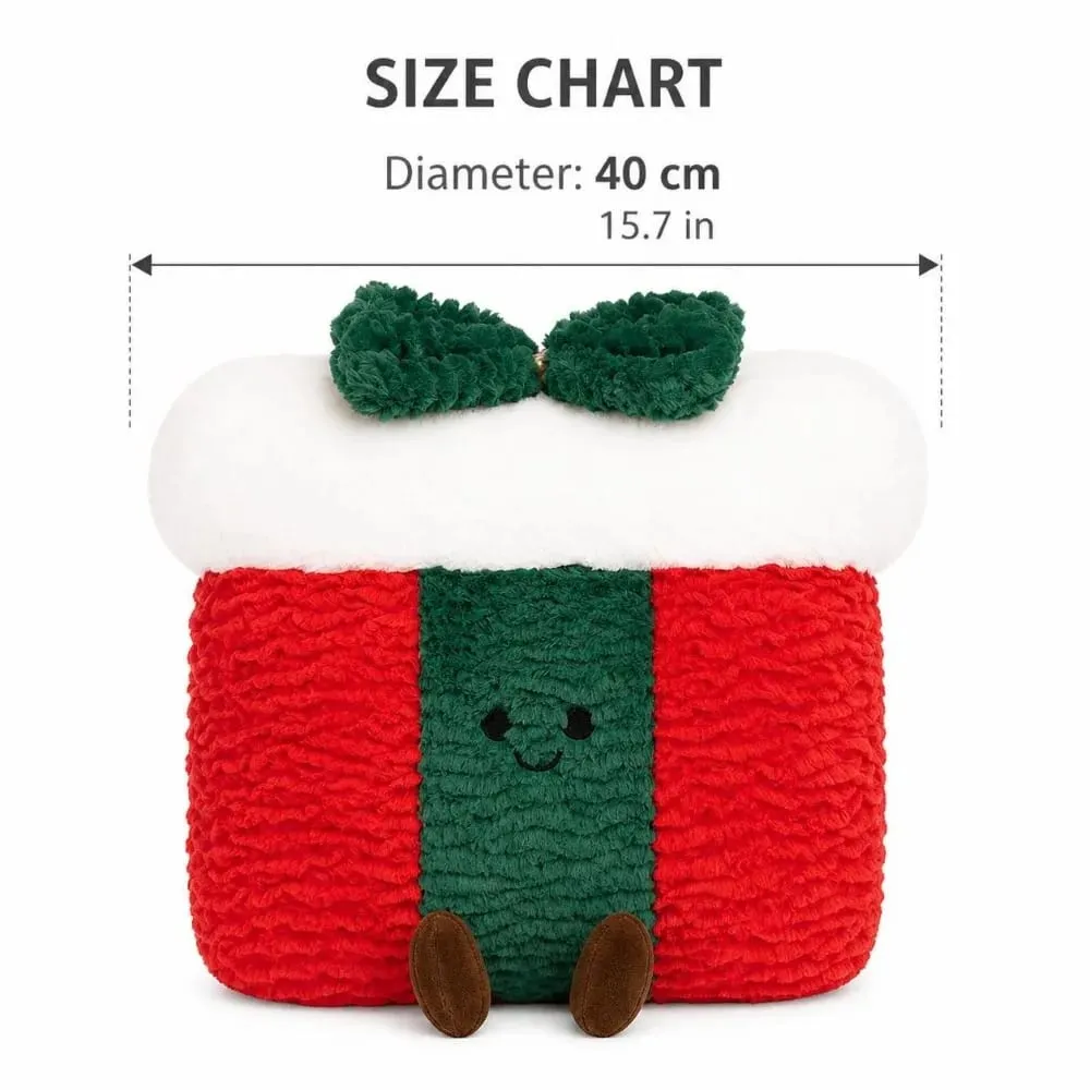 Sød kreativ form julepude Blød udstoppet Komfortabel taljepude Sæsonmønster Træpude Boligindretning — image 10
