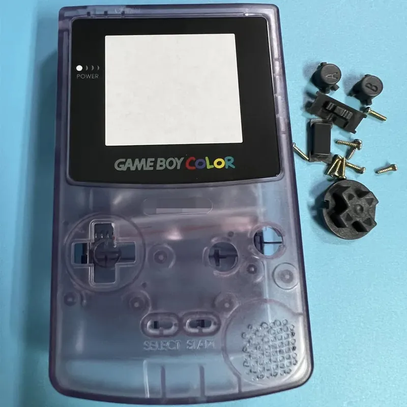 Новый цветной корпус Gameboy Gbc Shells, ограниченная серия, сменные корпуса, игровая периферия, аксессуары, светящиеся подарки на день рождения для мальчиков