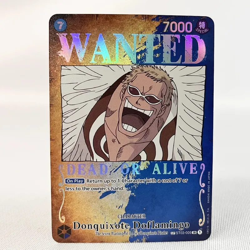 ONE PIECE Retro Wanted styl plakatu Proxy gra karciana Luffy Buggy Shanks Ace Anime OPCG/PTCG karta/kolekcja karta kolekcjonerska — image 2