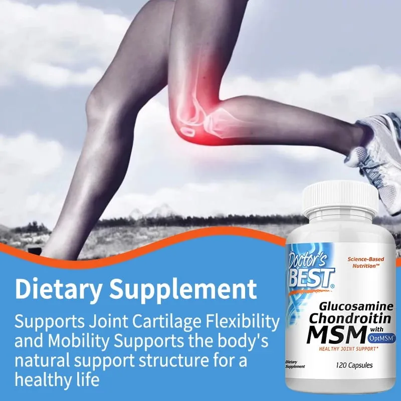 Glucosamine Chondroitin MSM dengan Dukungan Sendi OptiMSM Membantu Mobilitas Sendi Kesehatan Secara Keseluruhan — image 6