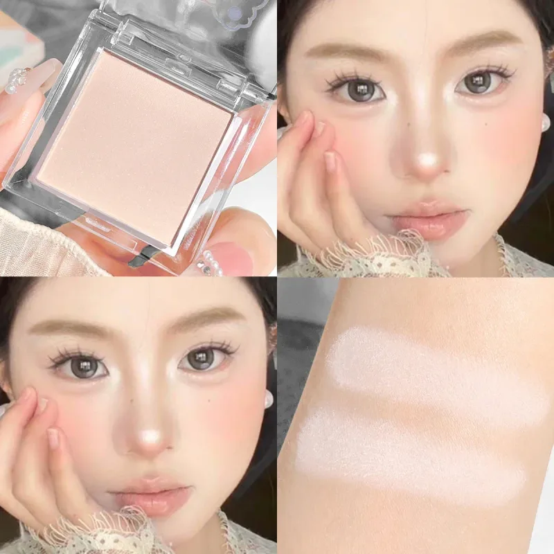 Hisyi Matte Monochrome Lidschatten-Palette, natürliches Licht, Highlighter-Puder für zarte Augenkonturen, hellt auf — image 9