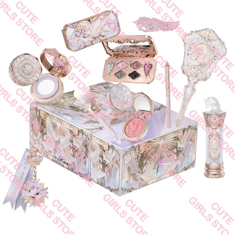 Flower Knows Knight Unicorn Collection Mini All-In Gift Set- with Lipstick Blush Eyeshadow Powder Lip Liner Mirror & Tools — image 10