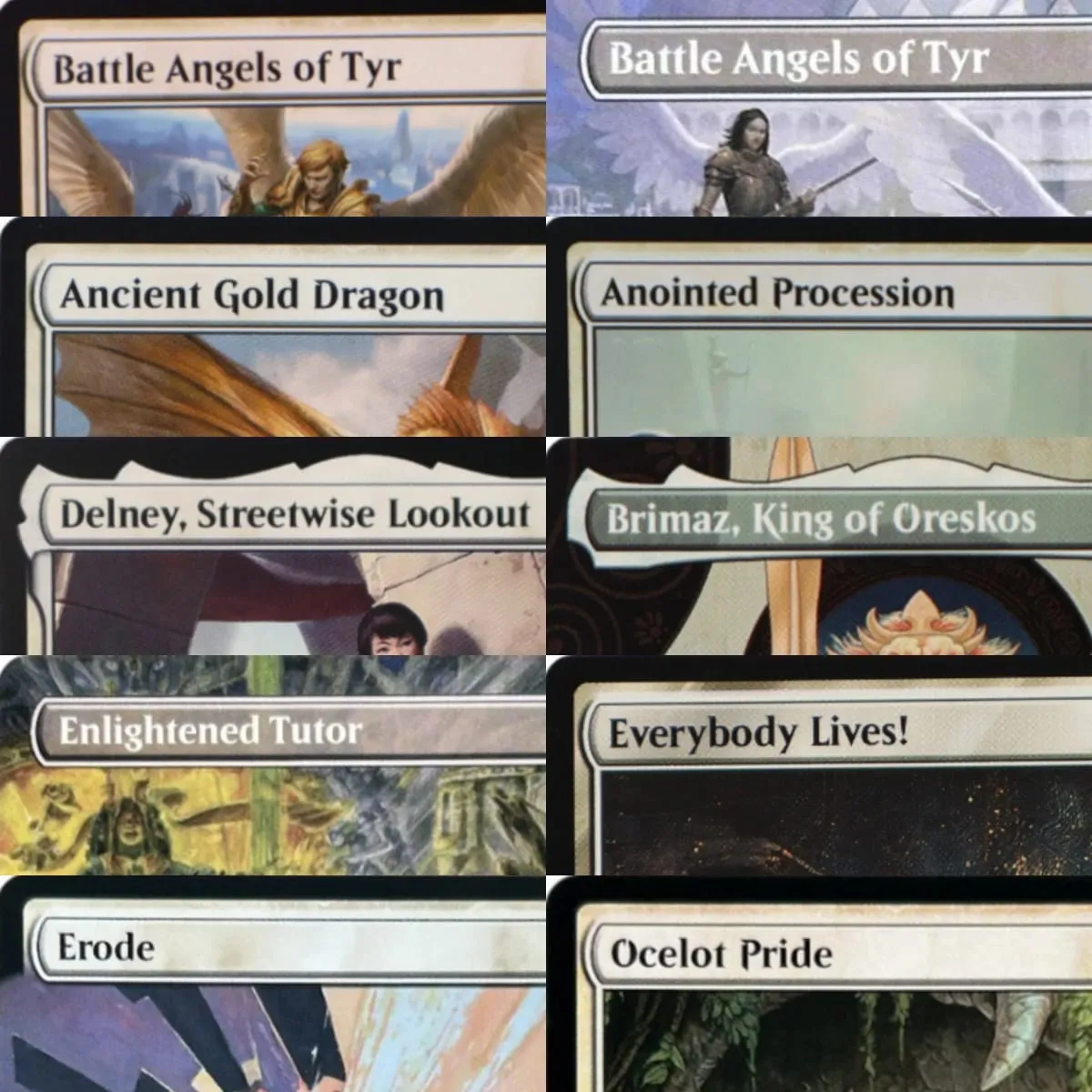 LK17 Drannith Magistrate Elspeth Storm Slayer มังกรทองโบราณขบวนเจิม บัตรพร็อกซี TCG คุณภาพสูง (แกนสีดำ) — image 1