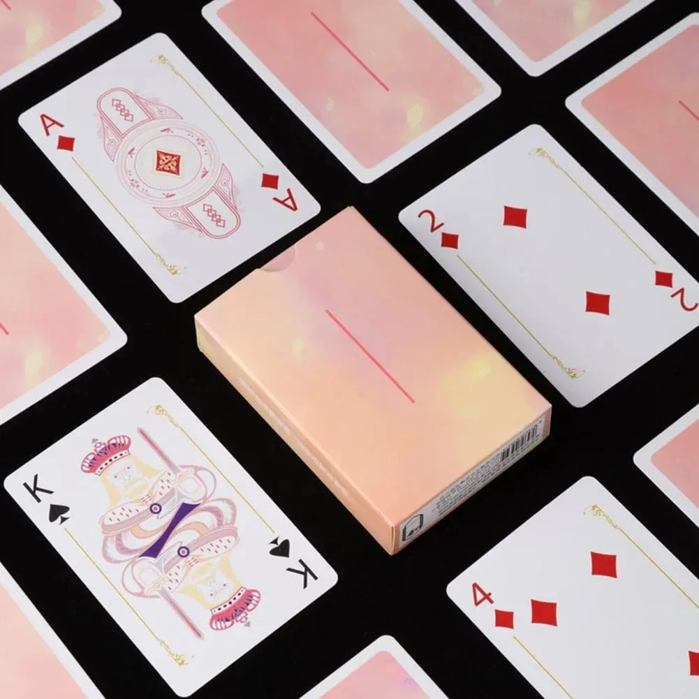 Creative Classic Poker Card Set Základní společenská hra pro setkání Stolní hry Slavnostní zábava Odolné a přenosné hrací karty — image 4