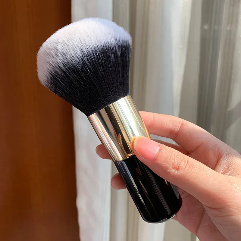 Pinceau à poudre libre pour fond de teint, Blush, surligneur, pinceaux de maquillage professionnels, cosmétiques pour grand visage, cheveux doux, outils de maquillage pour femmes — image 3