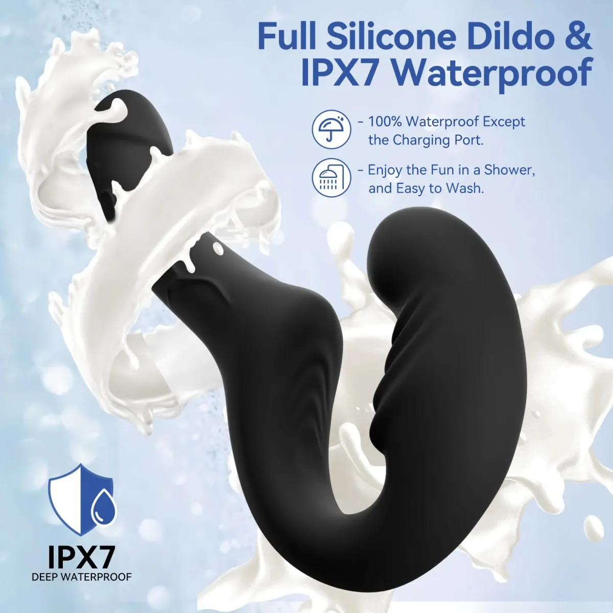 Strap-on da 6 e 4 pollici su un vibratore a doppia faccia con 10 forti vibrazioni del punto G del clitoride anale e giocattoli sessuali lesbici — image 4
