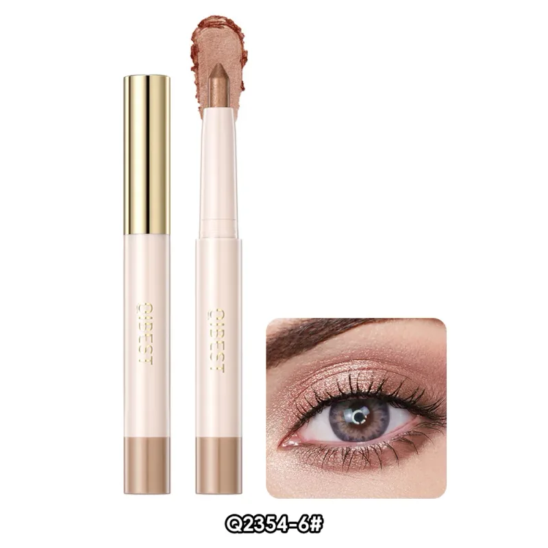 1 adet parlak şampanya Eyeliner kalem Glitter göz farı yalan ipekböceği kalem su geçirmez güzellik kozmetik kadın makyaj — image 12
