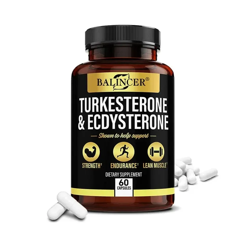 Suplemento de perusterona e ecdisterona - 1000 mg - Melhora a resistência ao exercício suplementação desportiva massa muscular