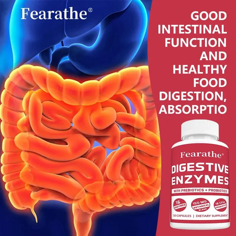 Digestive Enzyme Capsules - with Probiotics & Prebiotics Support Gut Health Immune Support Promote Digestive Health — image 1