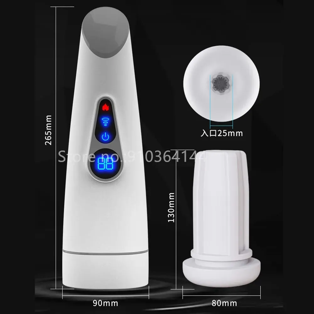 Automatic Powerful Sucking Telescopic Male Masturbator Cup Smart Heating Vibration Blowjob Machine Orgasm Adult Sex Toys for Men