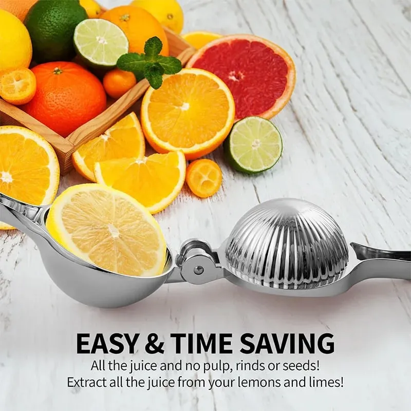 Manual Lemon Squeezer Zinc Alloy Citrus Press Heavy Duty Fruit Juicer for Orange Lime Hand Press Juicing Tool Kitchen Gadget — image 8