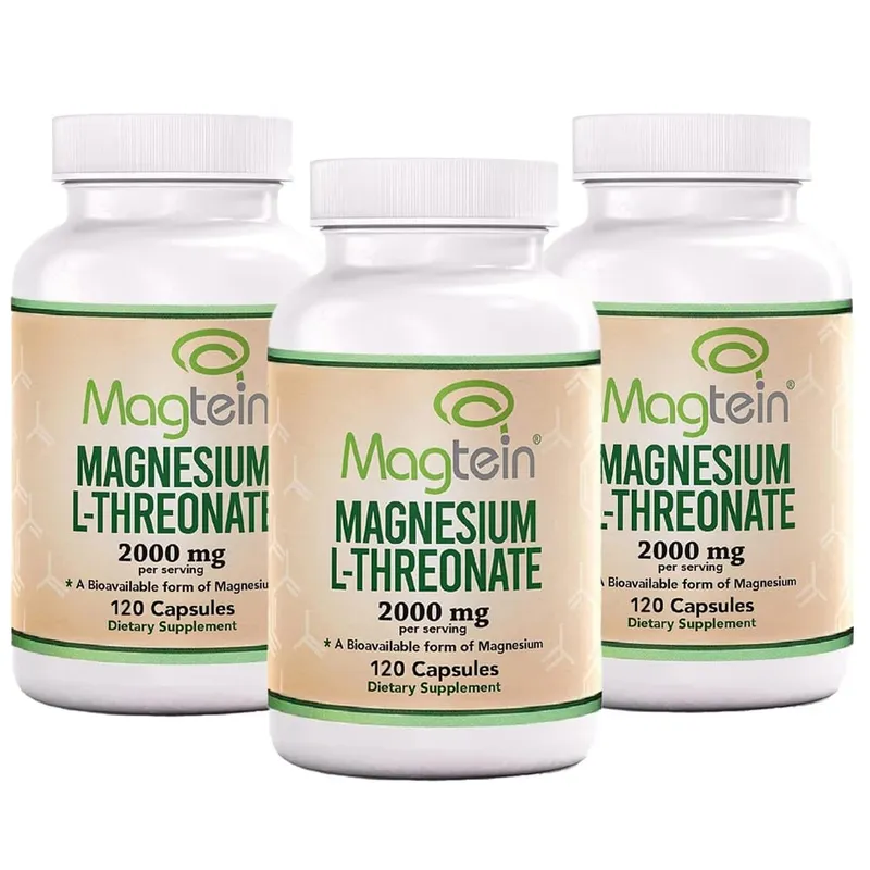 Magnesium L-Threonate Podpora spánku a kognitivních funkcí – vysoká absorpce – Nejbiodostupnější forma hořčíku – 2000 mg – 120 tobolek — image 9