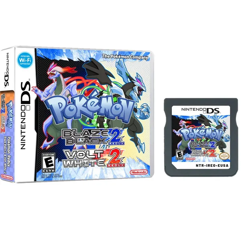 Anime Pokemon-serie NDS Game Cartridge Videogameconsole Moemon Zilver Geel KAIZO MoonBlack2 Hobbycollectie Geschenken Speelgoed — image 15