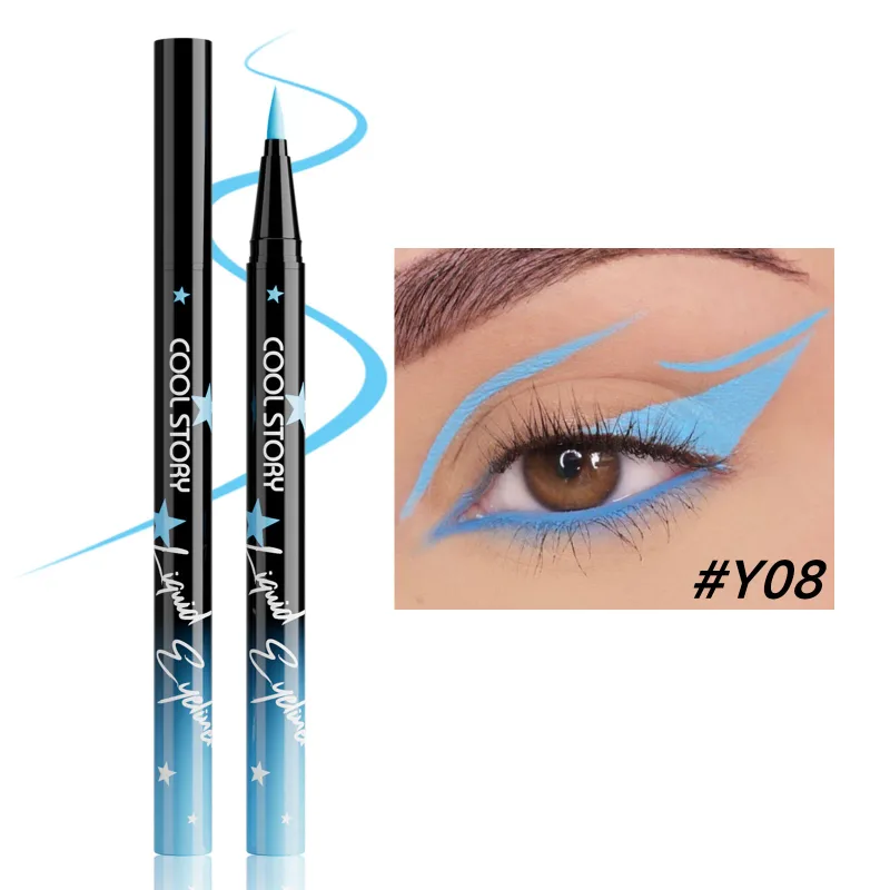 Rot, weiß, schwarz, wasserfester Eyeliner-Stift, untrafeiner flüssiger Eyeliner-Stift, schnell trocknend, langlebig, nicht verschmierend, Make-up-Kosmetik — image 18
