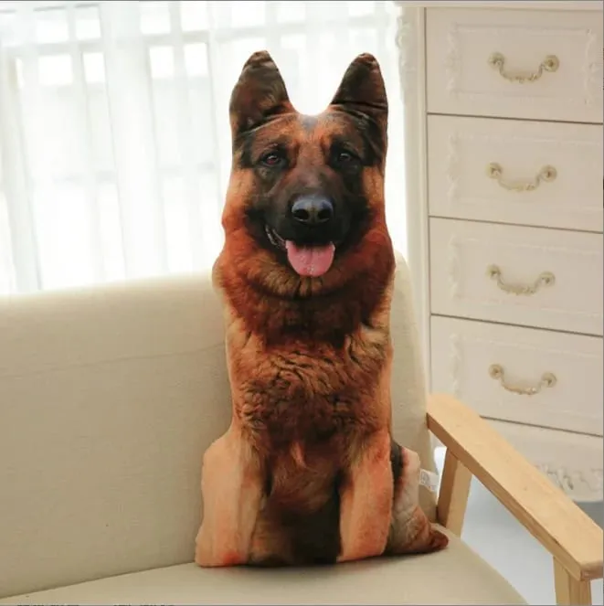 Cuscino per cani con simulazione stampata in 3D, divertente cuscino a forma di animale domestico, soggiorno, camera da letto, decorazione morbida, regalo di festa personalizzato — image 4