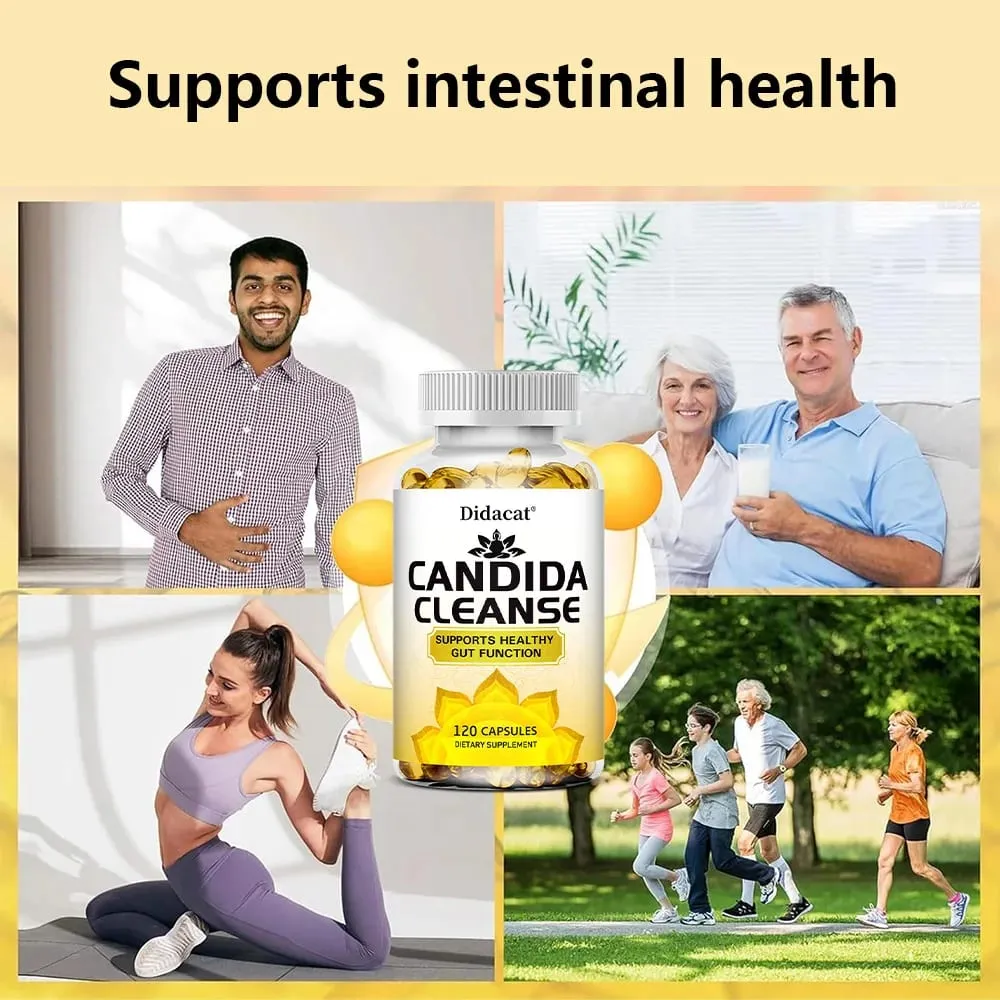 Candida Cleanse Gut Health Supplement - Improves Digestive Comfort Cleanses and Detoxifies Supports The Gut and Colon — image 2