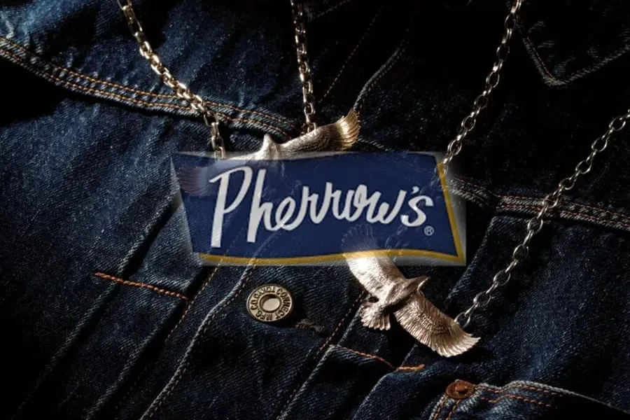 Pherrows 10th Anniversary Indigo 15.2oz กางเกงยีนส์ Deerskin Vintage Red Ear — image 6