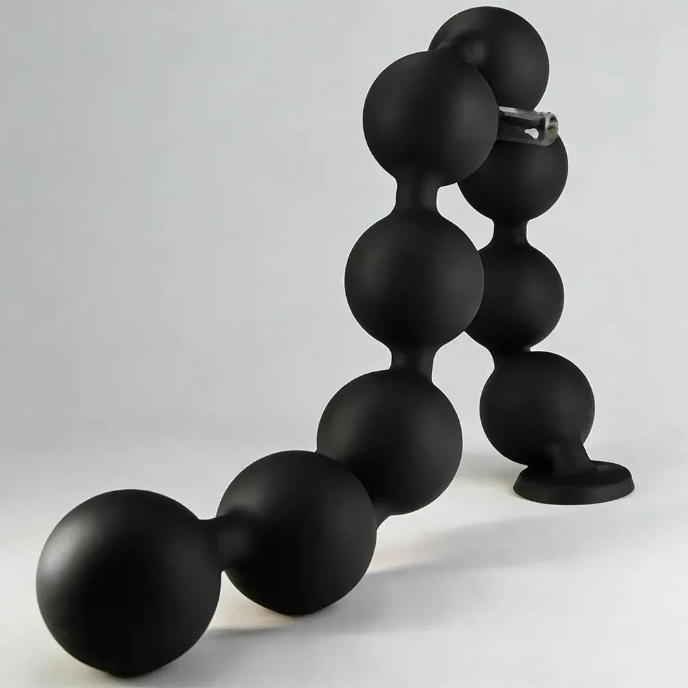 Perles anales en Silicone dilatateur énormes boules d'annales cul Anus mais Plug Anal Plug Anal Buttplug Analsex Long jouets sexuels anaux pour hommes femmes — image 1