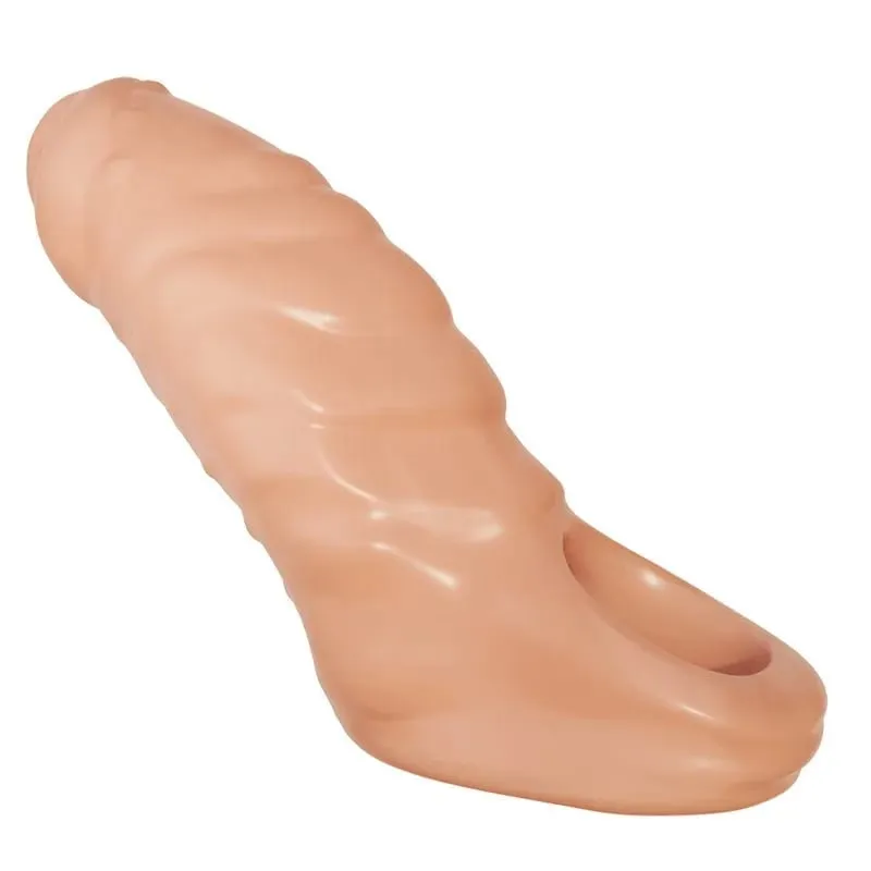Ingrandimento del pene Manica Blocco Sperma Ispessimento Manica del pene Eiaculazione di ritardo Giocattoli del sesso per gli uomini Estensore del pene Sex Shop — image 9