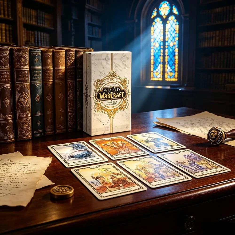 World of Warcraft Tarot Deck เกมคลาสสิกตัวละคร Tarot Deck เกมไพ่ทำนายโชคชะตาที่สมบูรณ์แบบสำหรับการชี้แนะทางจิตวิญญาณ — image 3