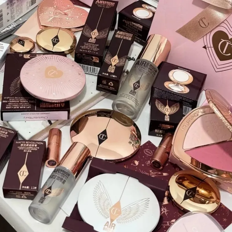 Charlotte Tilbury 100 ml 34 ml Fixierspray, 2-teiliges Set, mattes Fixierpuder, Ölkontrolle, Gesichtsreparatur, Honigpuder, Make-up-Geschenk — image 5