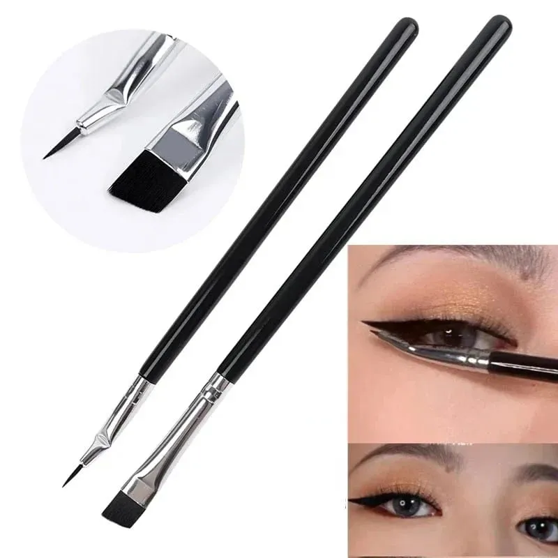 Bent Liner แปรงแต่งหน้าแปรงอายไลเนอร์มุม Fine แปรงอายไลเนอร์ Eye Contour เครื่องมือแต่งหน้าอายแชโดว์ Eye Brow แปรงเครื่องมือ — image 1
