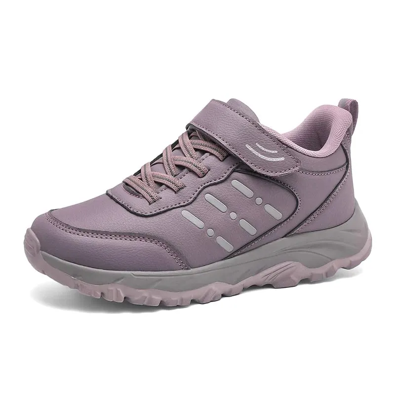 Baskets imperméables pour hommes, chaussures de marche confortables et durables, classiques, couleur unie, chaussures de Camping en plein air décontractées, grosses baskets — image 8