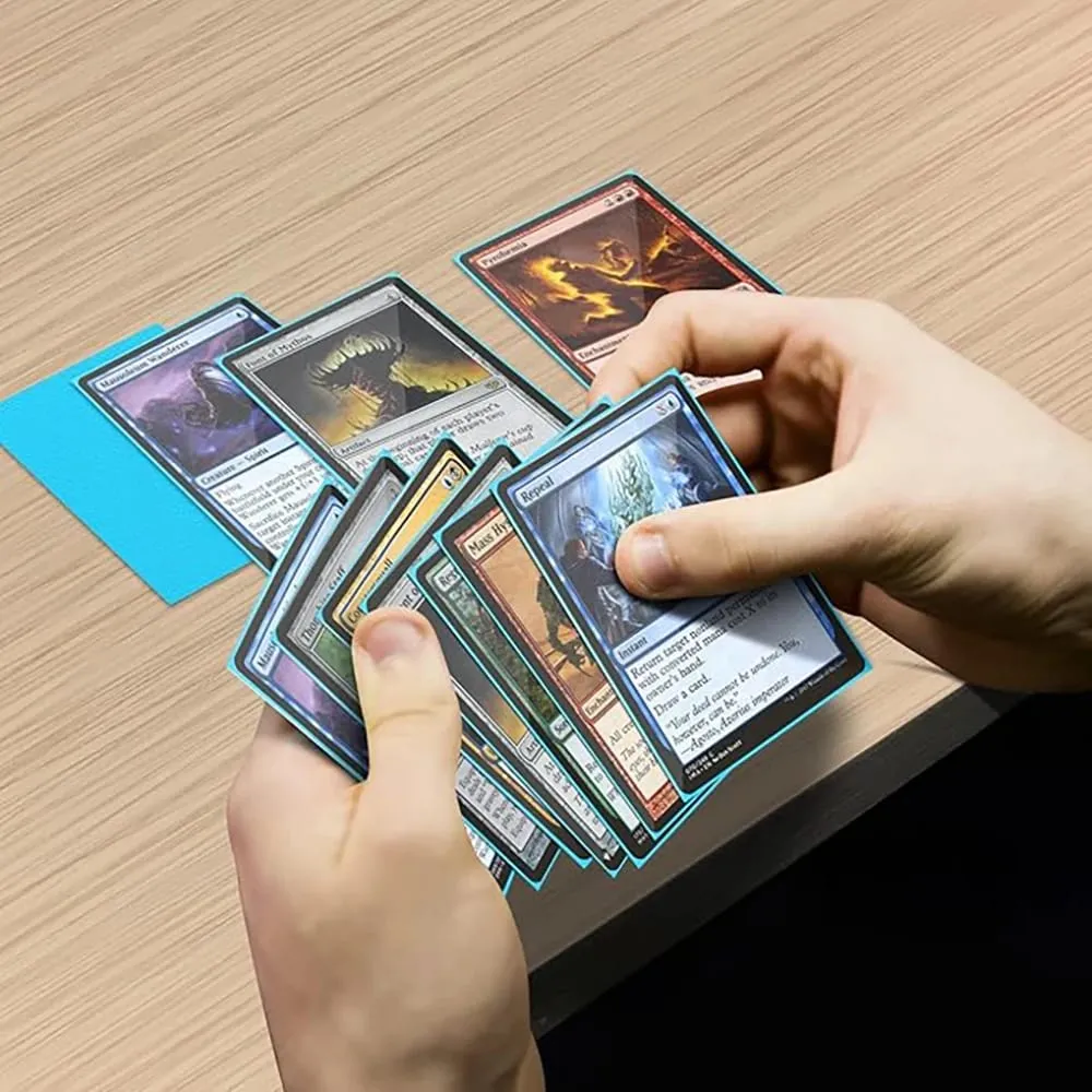 50 PCS 62x89mm Matte Formato giapponese Buste per carte Carte collezionabili con caricamento dall'alto Carta protettiva Giochi da tavolo per YGO — image 4