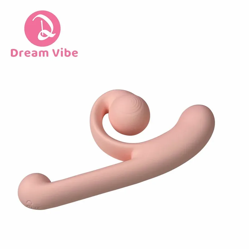 Siput Dildo Vibrator Boleh Laras Clit Fit Penembusan G-Spot Dwi Motor Keseronokan Wanita Mainan Seks Stimulasi Ganda Mainan Cinta 18+