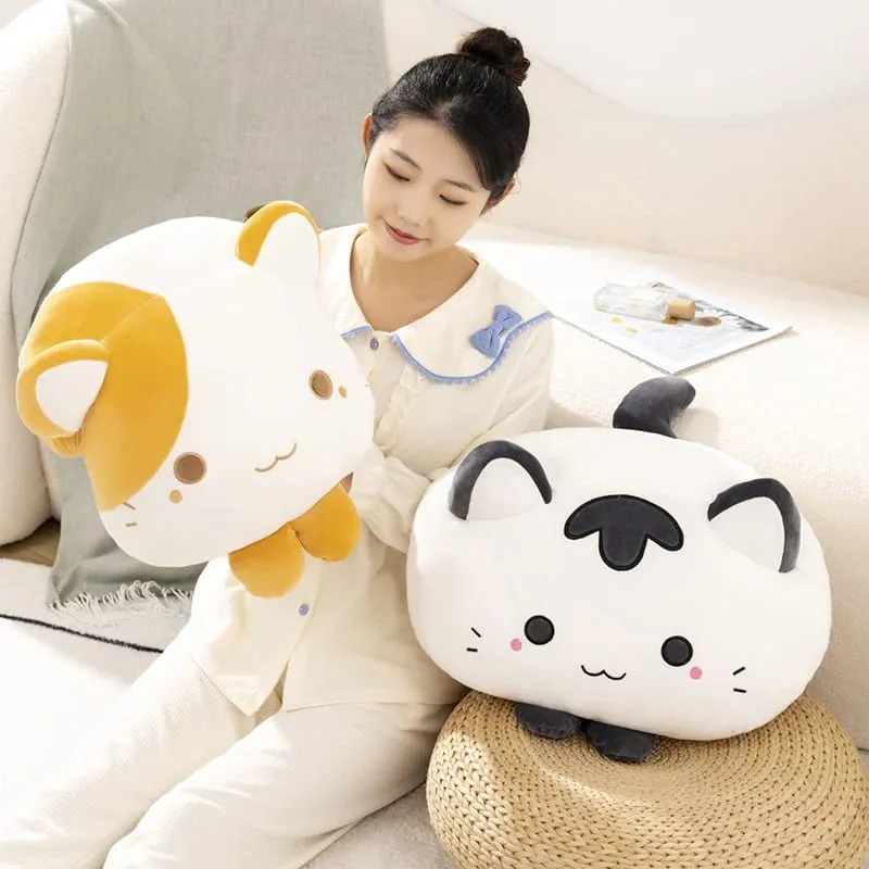 50 ซม.หมอนตุ๊กตาแมวนุ่มน่ารักลูกแมวปุยตุ๊กตาหมอนโซฟาตกแต่งบ้านนอนกอดหมอนวันหยุดของขวัญ — image 7
