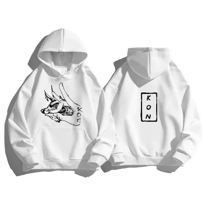 Chaud Anime tronçonneuse homme Hayakawa Aki renard diable Kon graphique imprimé à capuche hommes femmes 2D sweats à capuche décontracté sweat Harajuku Streetw — image 15