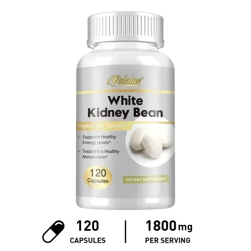 White Kidney Bean Capsules - Antioxidants Supports Digestive Health Controls Appetite Boosts Metabolism Improves Energy Levels — image 9