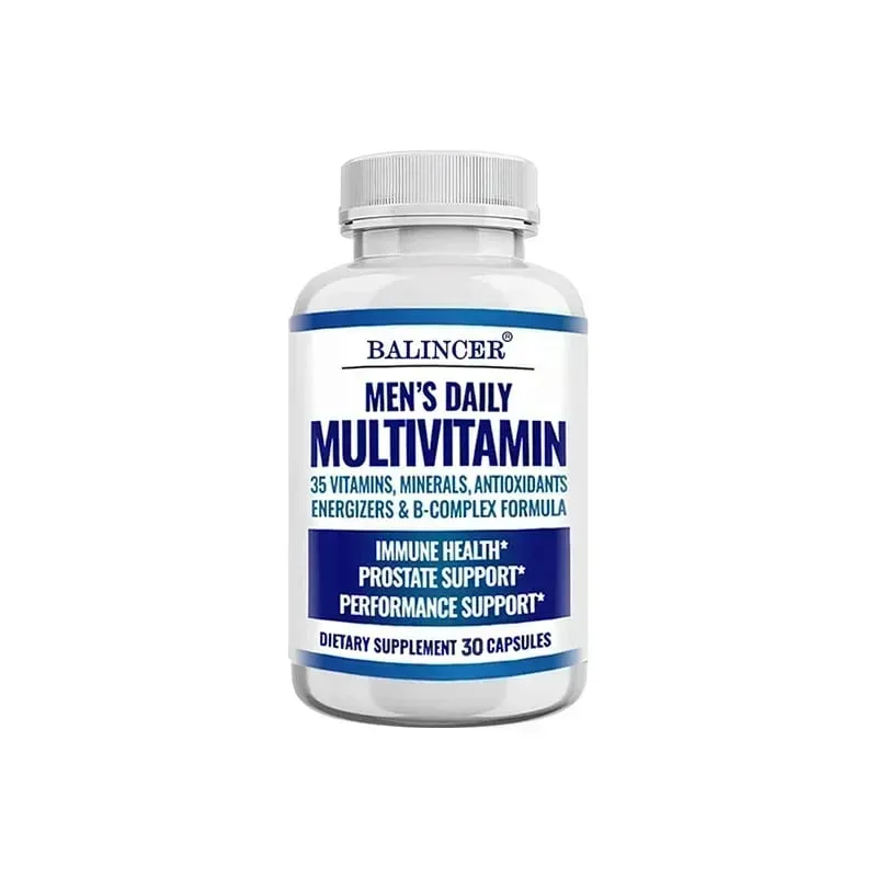 Men's Multivitamin - Improves Bone Strength Supports Energy & Endurance Enhances Cognition Supports Brain Eye and Heart Health