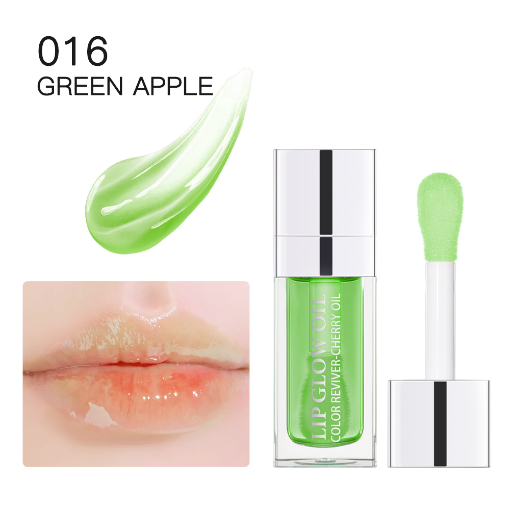Crystal Jelly Moisturizing Lip Oil Plumping Lip Gloss Makeup Sexy Plump Lip Glow Oil Tinted Lip Plumper — image 14