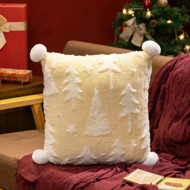 1PC Christmas Tree ตุ๊กตาโยนหมอนโซฟาเบาะ Home Christmas Party ตกแต่งฤดูหนาวของขวัญ — image 10