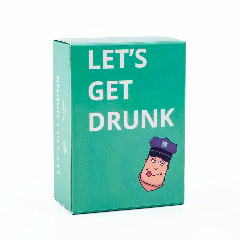 88 τεμ. Let's Get Drink Drinking Card Game in Box Αγγλική έκδοση για πάρτι Borad Games 8,8x6,3 cm