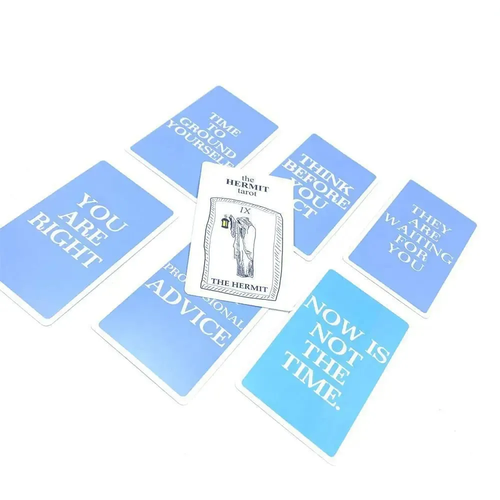 The Hermit Tarot Messages Oracle cards Prophecy Divination Deck Family Party Board Game Fortune Telling Game Beginners Cards — image 4