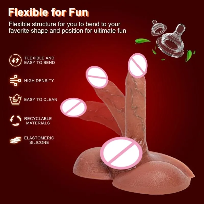 Dildo für Frauen, automatisches Stoßen, Vibrationskissen, Fernbedienung, Lecken, Anal-G-Punkt-Stimulation, Sexspielzeug für Frauenvergnügen — image 3