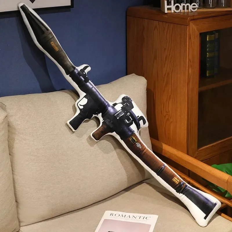 Super Cool Realistic Stuffed Printed Firearm Plush Toys Soft Funny Lifeiliek Rifle Sniper Rifle Toys Game Props For Boys — image 19