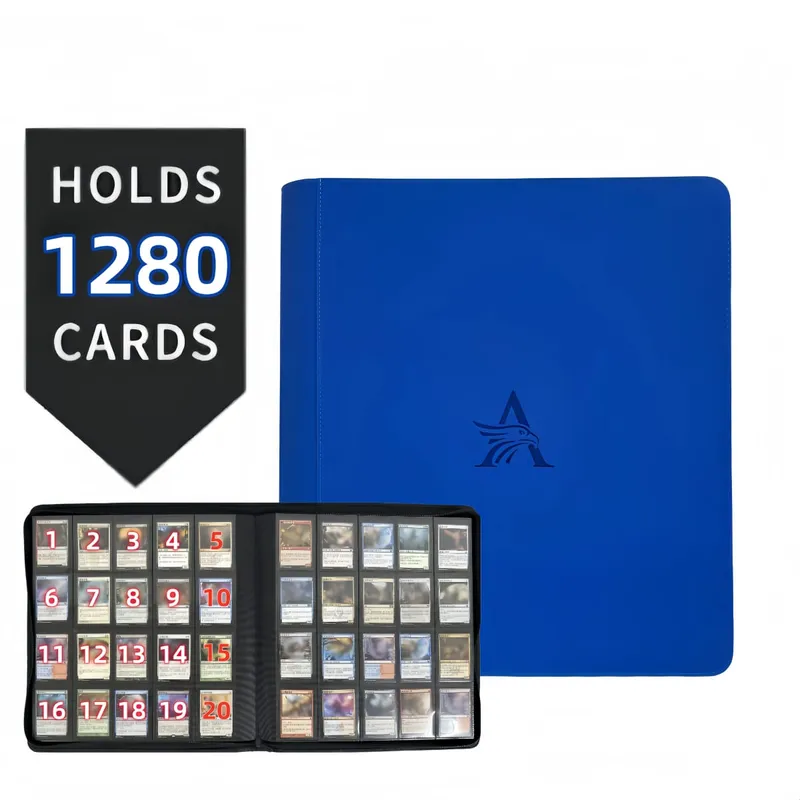 20 Poket - Pengikat Kad Dagangan Premium Memegang 1280 Kad Perlindungan Muktamad untuk TCG & Kad Sukan. Impian Pengumpul 6 Warna — image 8