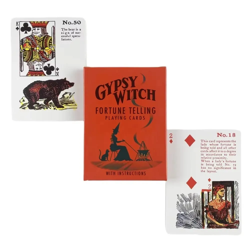 Juego de cartas de adivinación de bruja gitana, baraja de cartas de Tarot, juego familiar de oráculo, juego de mesa clásico divertido del destino, Altar — image 6