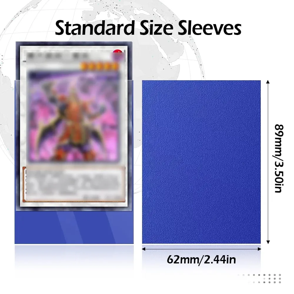 50Pcs Japanese Size Card Sleeves for Trading Cards Matte Card Sleeves Deck Card Protectors Fit for YGO Game Card (14 Colors) — image 2