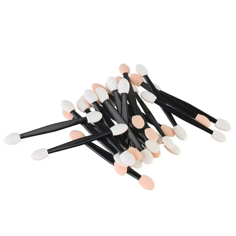 Applicatori di ombretti a doppia faccia sfusi Pennelli per ombretti in spugna Mini pennelli per trucco usa e getta Strumenti cosmetici all'ingrosso — image 5