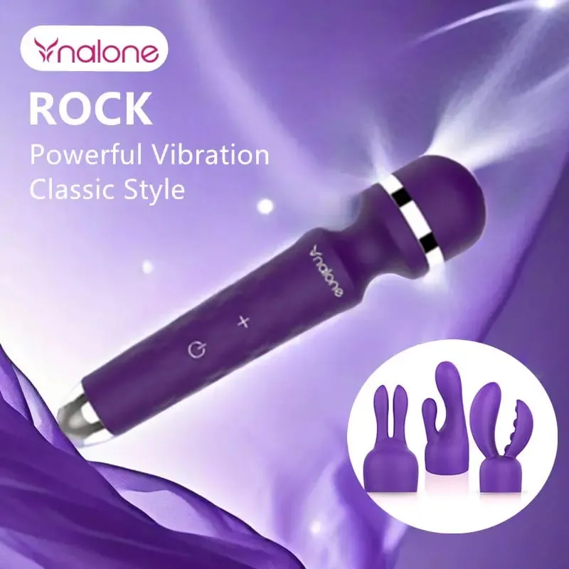 Nalone Rock ที่มีประสิทธิภาพ Clitoris Vibrator ชาร์จ USB Magic Wand AV Vibrator เครื่องนวดผลิตภัณฑ์ทางเพศเพศเร้าอารมณ์ของเล่นสำหรับผู้หญิง — image 2