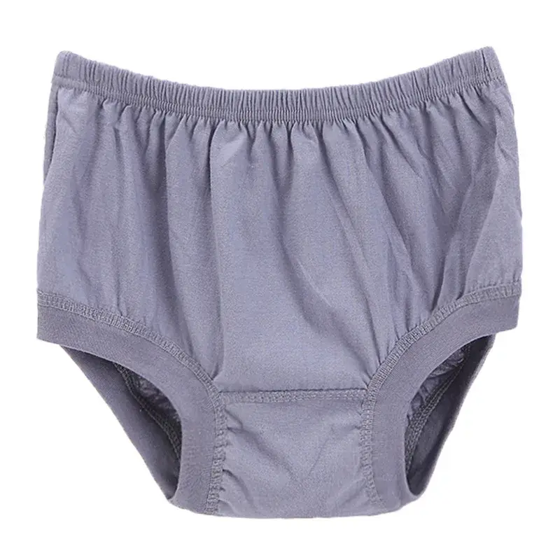 1pcs 100% Cotton Briefs Mens Comfortable Underpants Four Season Man Large Size Ventilate Underwear Male High Waist Panties Short — image 3