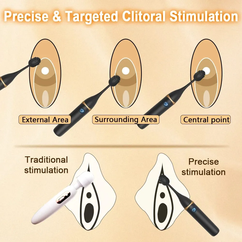 Potente stimolazione del clitoride a 10 frequenze vibratore del punto G 3 testa di ricambio massaggiatore per masturbazione giocattoli sessuali per adulti femminili — image 3