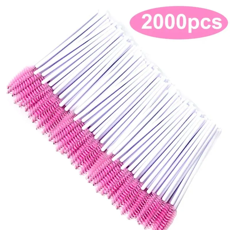 도매 50/1000/2000pcs 스풀리 브러쉬 애플리케이터 메이크업 도구 속눈썹 브러쉬 마스카라 완드 도매 눈썹 속눈썹 청소 — image 6