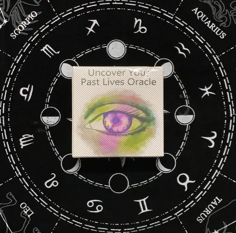 Uncover Your Past Life Oracle Deck Round Shape 87 Cards with PDF Guide Book Divination Oracle Cards Tarot Game — image 4