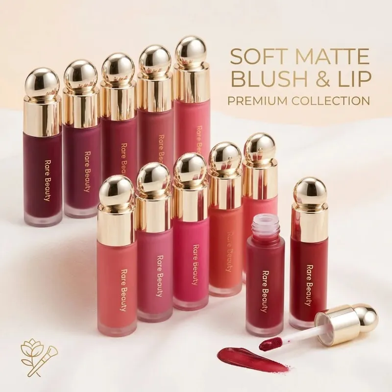 Seltene Schönheit, langlebiges, ultrapigmentiertes flüssiges Rouge, fehlersicher, nahtlos, luftig, leicht, wert, Tugend, Hoffnung, Freude, Rouge-Make-up — image 2